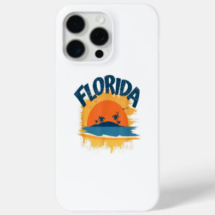 Coque iPhone 15 Pro Max Vintage Florida Retro Tee Design Sunshine
