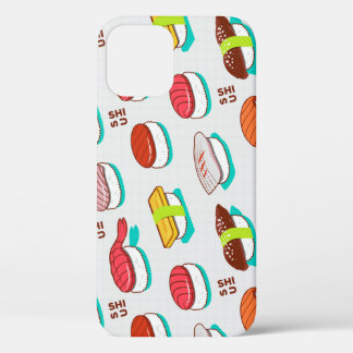 Case-Mate iPhone Case Vintage nigiri sushi, motif doodé