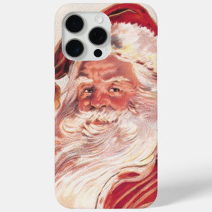 Coque iPhone 15 Pro Max Vintage Noël Père Noël