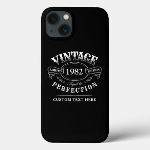 Case-Mate iPhone Case Vintage Noir Personnalisé Âgé À La Perfection