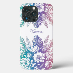 Case-Mate iPhone Case Vintage Pastel Colorful Floral Design