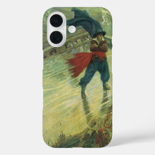 Coques iPhone 16 Vintage Pirate, le Hollandais volant par Howard Py