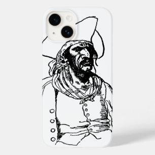 Coques Pour iPhone Vintage Pirates, croquis de Buccaneer par Howard P