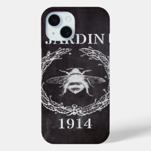 Coque Pour iPhone 15 vintage poitrine rustique botanique
