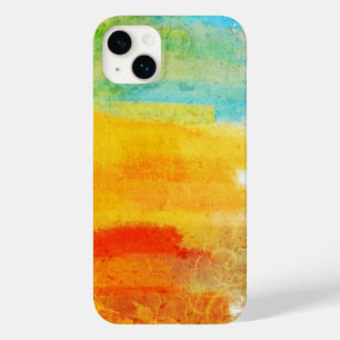 Coque Pour iPhone 14 Plus Vintage rétro coloré Peinture Abstraite