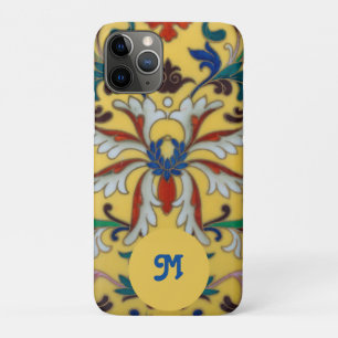 Case-Mate iPhone Case Vintage rétro Floral Botanique Monogramme