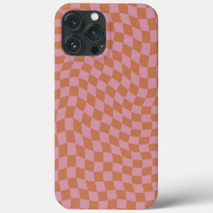 Case-Mate iPhone Case Vintage Retro Wavy À damiers Motif