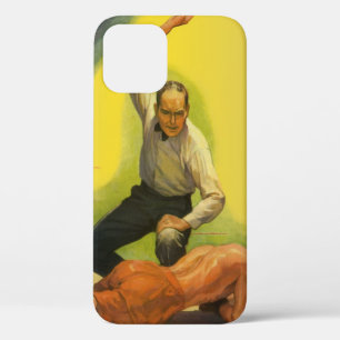 Etui iPhone Case-Mate Vintage Sports Boxing, Arbitre avec Boxer Knockout