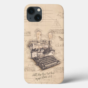 Case-Mate iPhone Case Vintage Vieux Art. Auteur / Cadeau de l'écrivain