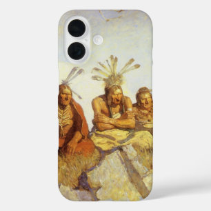 Coques iPhone 16 Vintage West, Guardians War or Peace par NC Wyeth