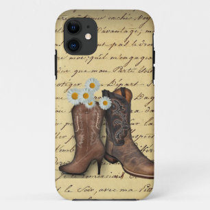 Coques Pour iPhone Vintage Western Cowboy Boots romantique iphone5 co