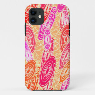 Case-Mate iPhone Case "Vinyl Jazz" abstrait - orange, fuchsia, rose