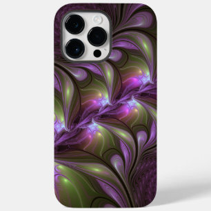 Coque Pour Pour iPhone 14 Pro Max Violet Abstrait violet violet kaki fractal