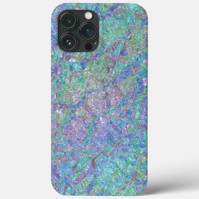 Coques Case-Mate iPhone Violet bleu turquoise rose Motif (Verso)