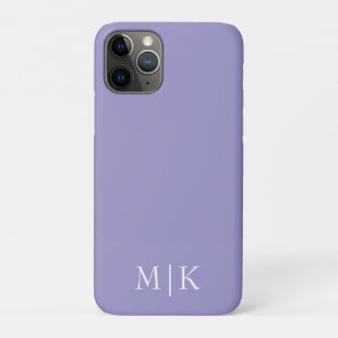 Case-Mate iPhone Case Violet et blanc   Monogramme moderne