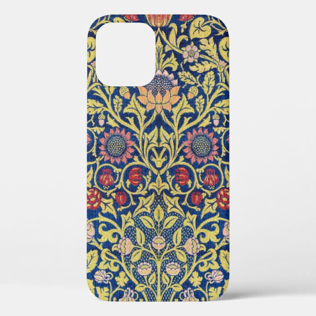 Coques Case-Mate iPhone Violet et et Columbine, William Morris (Verso)