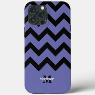 Case-Mate iPhone Case violet noir Chevron motif Monogramme