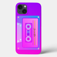 Violet Vaporwave esthétique 90s Hot rose Mixtape