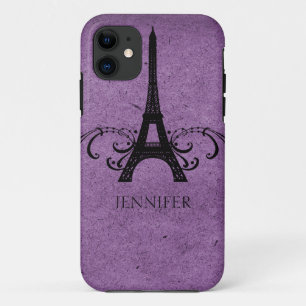Coque Case-Mate Pour iPhone Violet Vintage Français