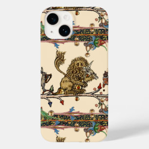 Coque Pour iPhone 14 Violoniste Lion, Hare