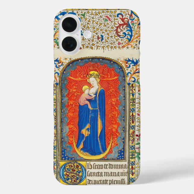 Coques Case-Mate iPhone VIRGIN AVEC ENFANT ET ANGELS Antique Fleurs (Verso)