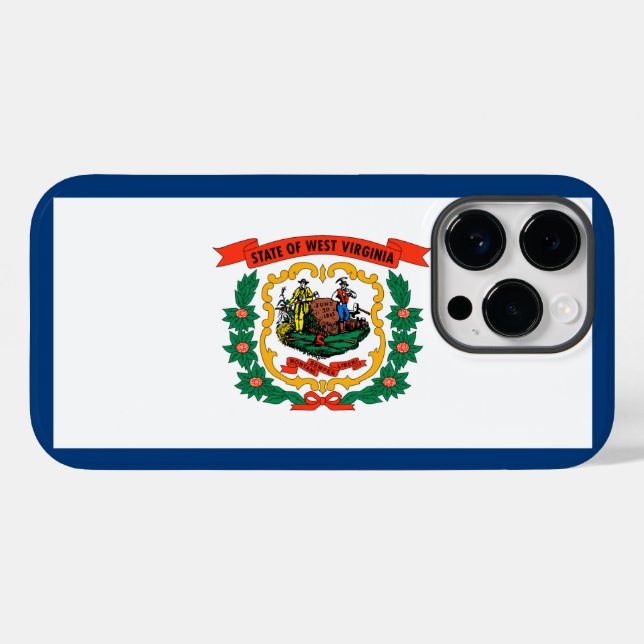 Coques Case-Mate iPhone Virginie-Occidentale (Verso (horizontal))