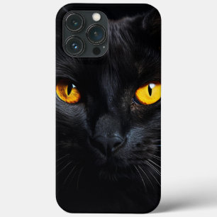 Case-Mate iPhone Case Visage de chat noir