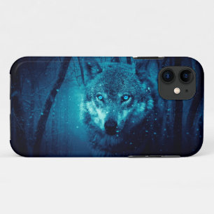 Case-Mate iPhone Case Visage de loup dans la forêt d'imaginaires sombres