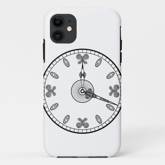 Coques Case-Mate iPhone Visage d'horloge (Dos)