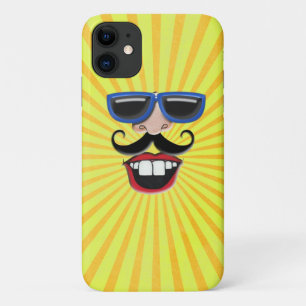 Case-Mate iPhone Case Visage ensoleillé avec lunettes de soleil