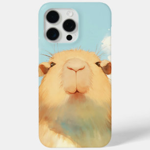Coque iPhone 15 Pro Max Visage Mignon de Capybara