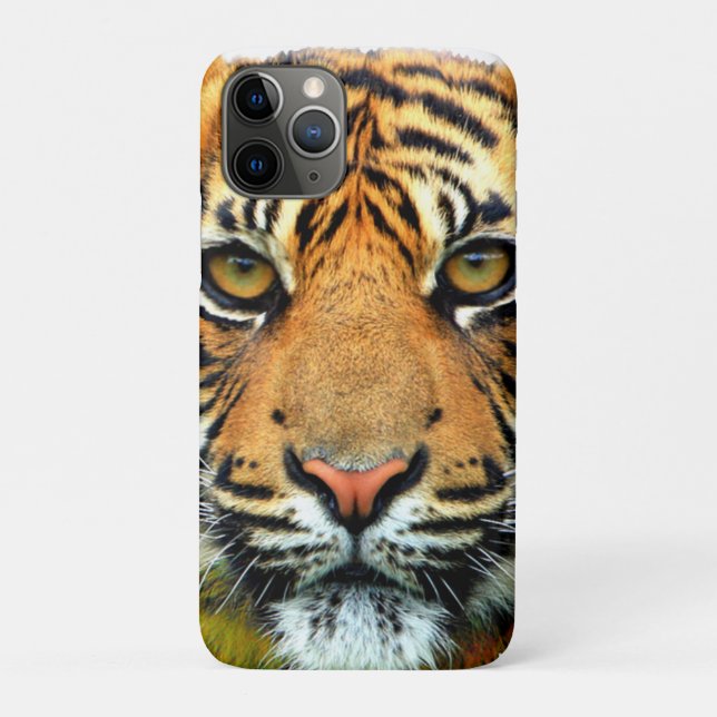 Coques Case-Mate iPhone Visage sauvage de tigre (Dos)