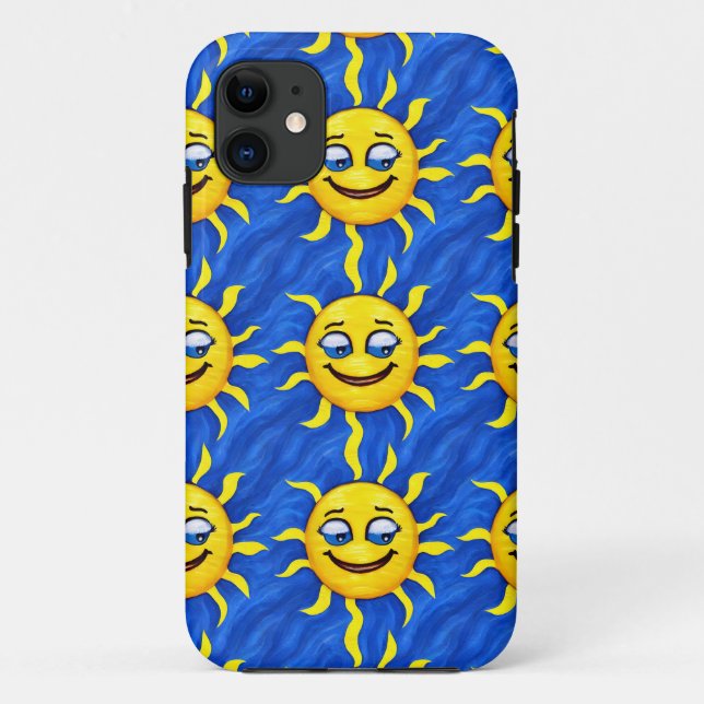 Coques Case-Mate iPhone Visage souriant Soleil ensoleillé (Dos)