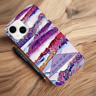 Coque Pour iPhone 14 Viser le ciel Atteindre les Alpes enneigées des mo