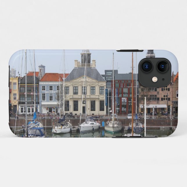 Coques Case-Mate iPhone Vissershaven View, Vlissingen, Pays-Bas (Dos (Horizontal))