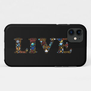 Case-Mate iPhone Case Vivez Dans L'Art Word Inspirationnel Actuel