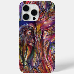 Coque iPhone 15 Pro Max VIVIEN ET MERLIN Imaginaire rose violet