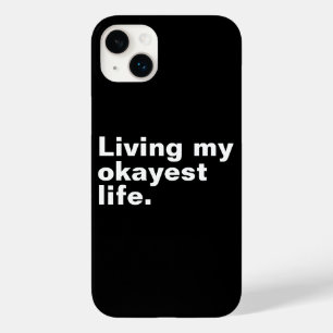 Coque Pour iPhone 14 Plus Vivre ma vie la plus agréable.