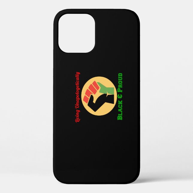 Coques Case-Mate iPhone Vivre sans apologisme Noir et fier (Verso)