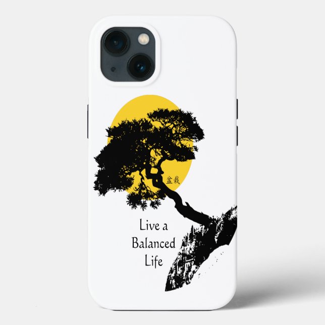 Coques Case-Mate iPhone Vivre un équilibre Bonsai Tree (Verso)