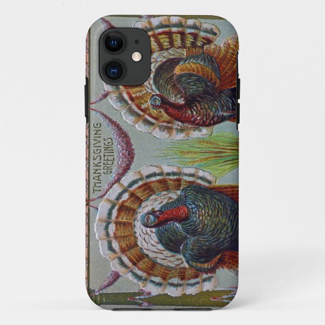 Coques Case-Mate iPhone Vœux de Thanksgiving 1906 (Dos)