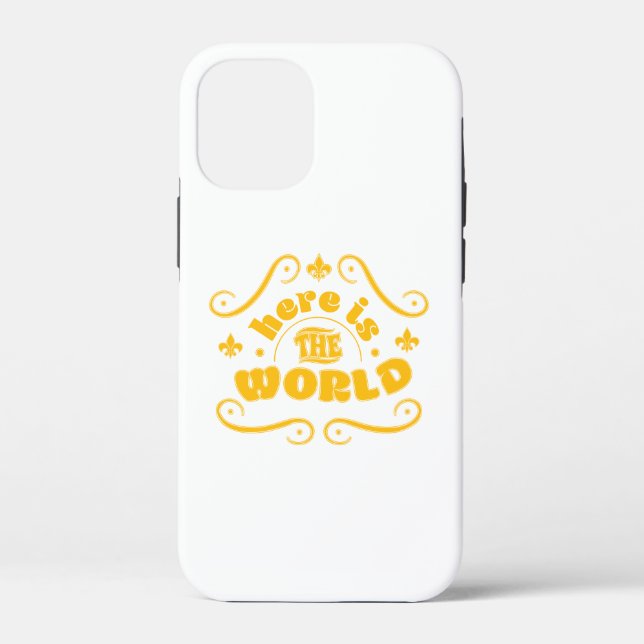 Coques Case-Mate iPhone Voici le monde (Verso)
