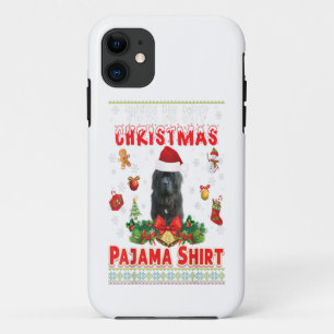 Case-Mate iPhone Case Voici mon pyjama de Noël Chien de Terre-Neuve