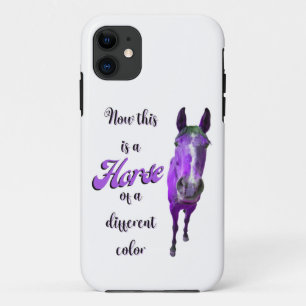 Case-Mate iPhone Case Voici Un Cheval D'Une Couleur Différente, Violet
