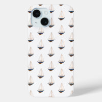 Voile lisse Preppy Nautical