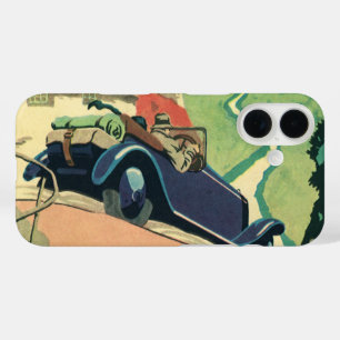 Coques iPhone 16 Voiture convertible vintage voyage dans le pays