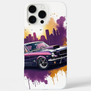Coques iPhone 16 Pro Max Voiture musculaire Mustang Classique