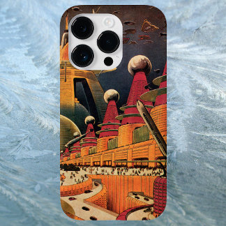 Coques Pour iPhone Voiture volant vintage de science fiction futurist