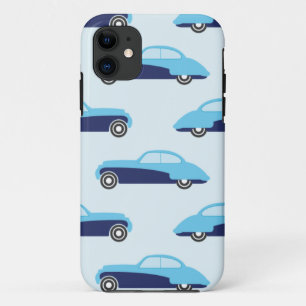 Coque Case-Mate Pour iPhone voitures bleues vintage