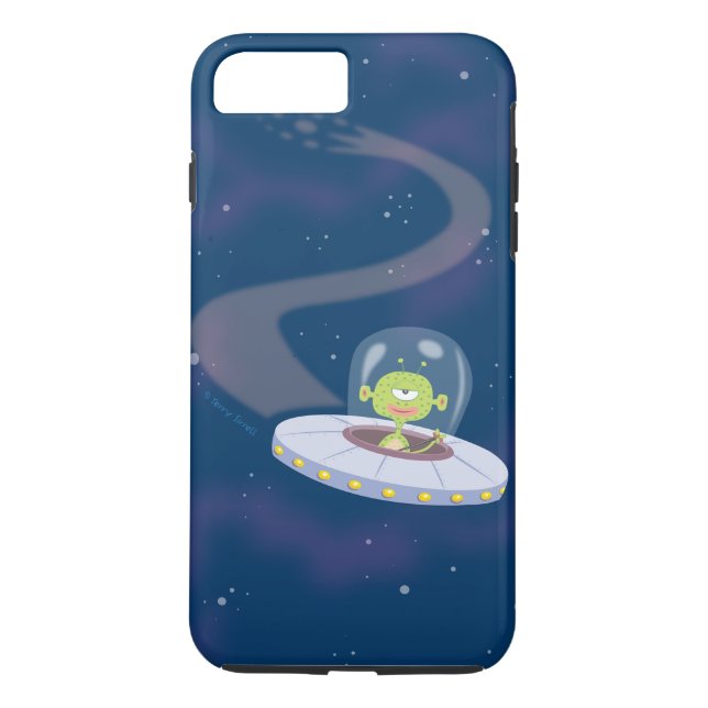 Coques Case-Mate iPhone Vol d'UFO par l'espace (Dos)